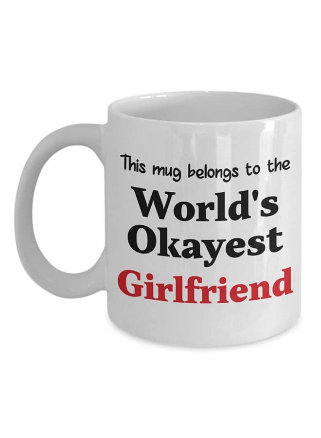 Italco_CP World'S Okayest Girlfriend Mug White