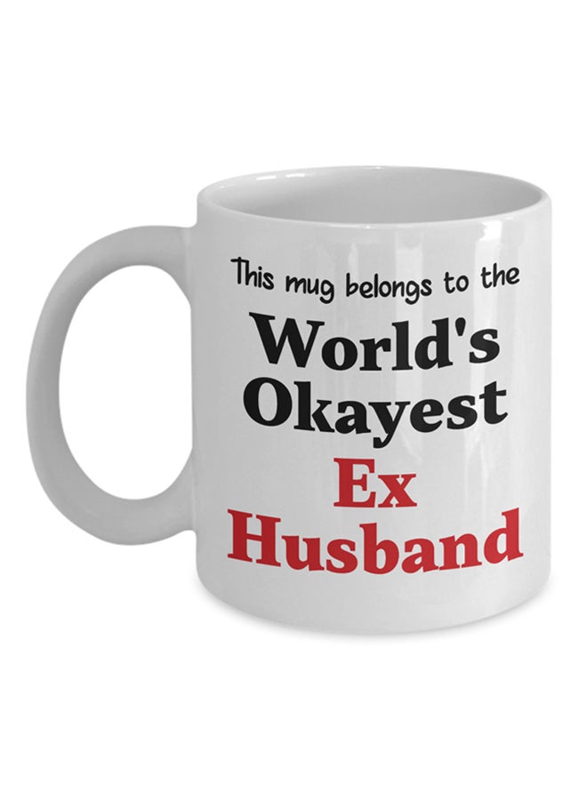 Italco_CP World'S Okayest Ex Husband Mug White