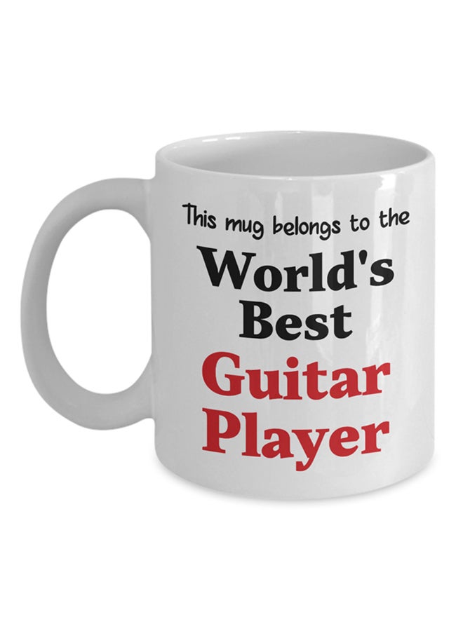 Italco_CP World'S Best Guitar Player Mug White 