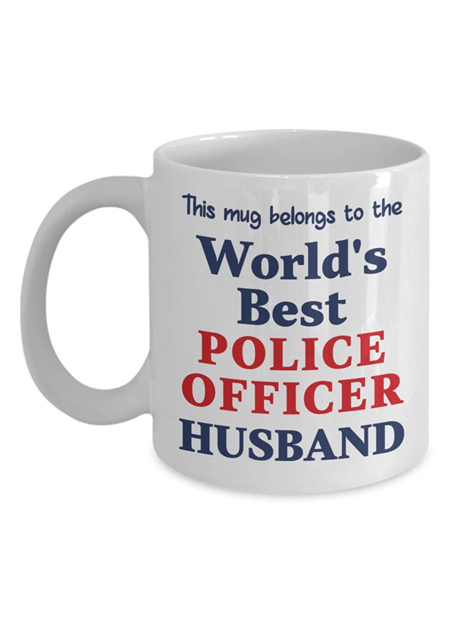 Italco_CP World'S Best Police Officer Husband Mug White