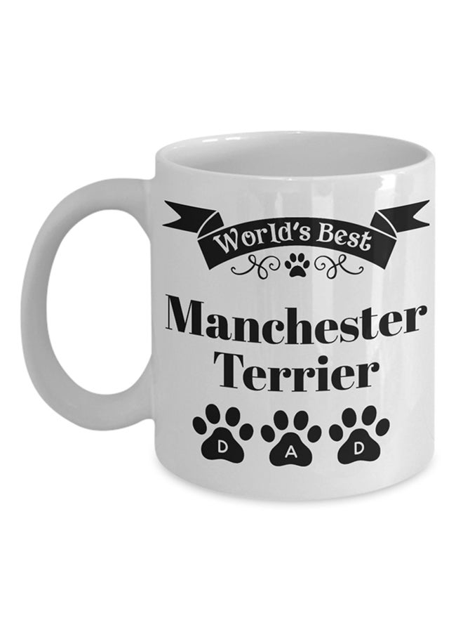 Italco_CP World's Best Manchester Terrier Dog Dad Mug White