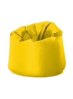 Cozy Leather Bean Bag Yellow  - Image 1