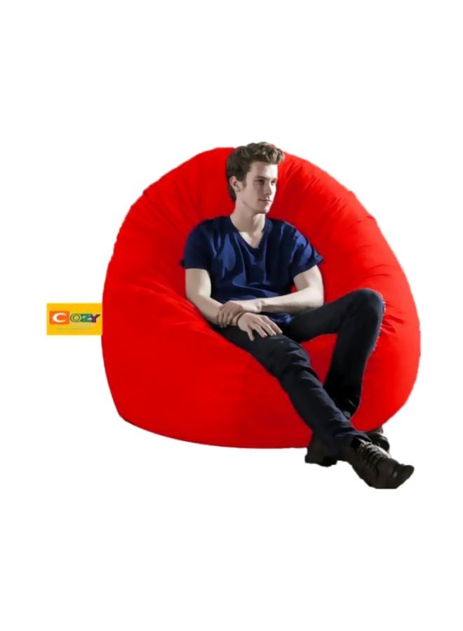 Cozy Buff Bean Bag Red - Image 2
