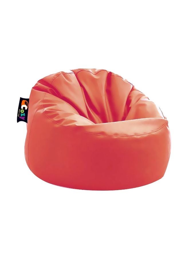 Cozy Bola Puff Bean Bag Orange