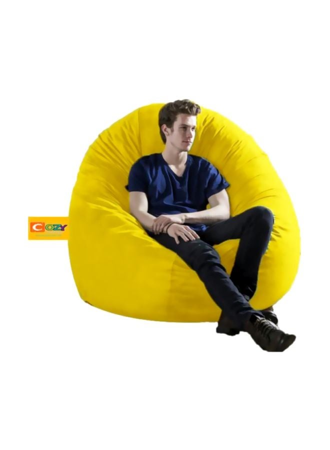 Cozy Buff Bean Bag Yellow - Image 2