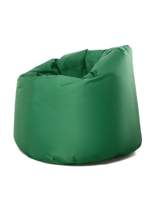 Leather Bean Bag Green - Image 2