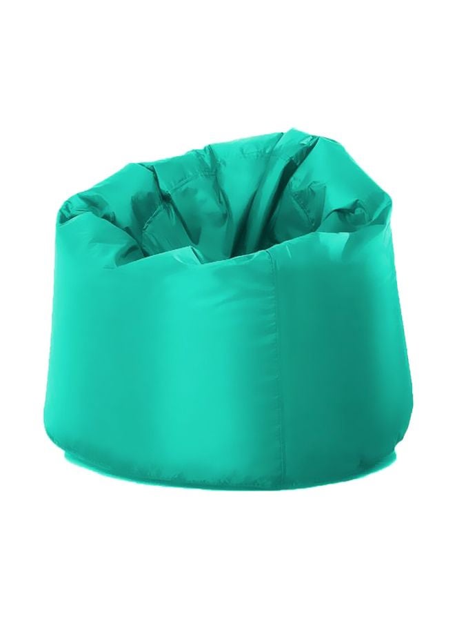 Leather Bean Bag Turquoise - Image 1
