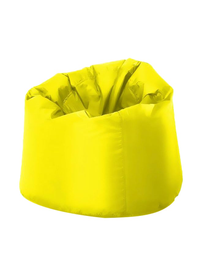 Generic Leather Bean Bag Yellow  - Image 1