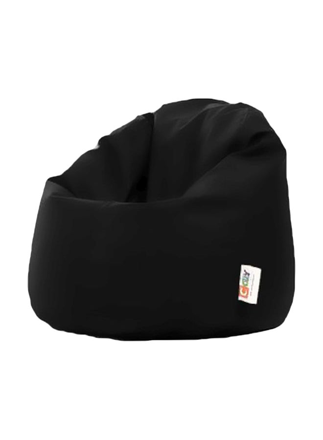 Generic Leather Bean Bag Black  - Image 1