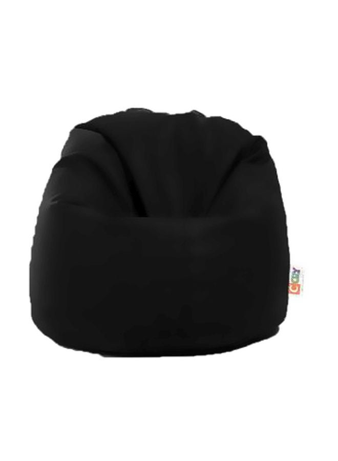 Generic Leather Bean Bag Black  - Image 2