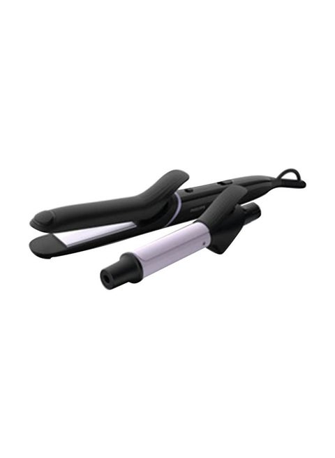 StyleCare Multi Hair Straightener And Curler Black/Purple 30x80mm