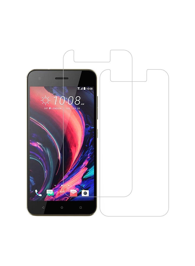 MARGOUN Pack Of 2 Tempered Glass Screen Protector For HTC Desire 10 Pro Clear 