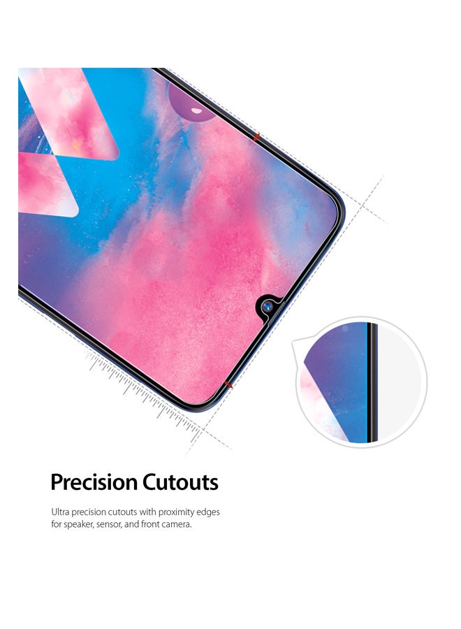 Ringke 3-Piece Tempered Glass Screen Protector For Samsung Galaxy M30 Clear - Image 4