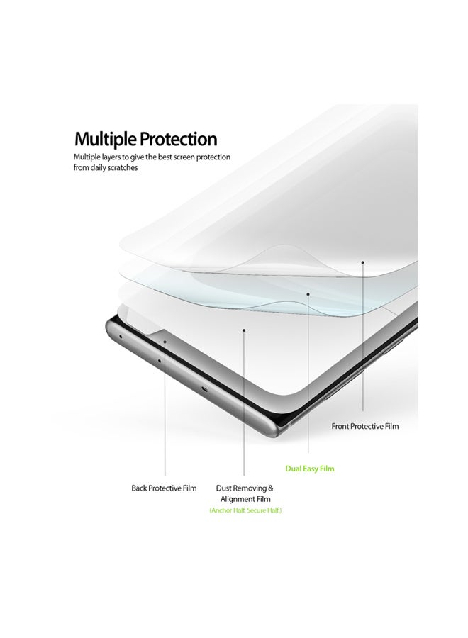 Ringke - 2-Piece Screen Protector Film For Samsung Galaxy Note 10/Note 10 5G Clear - Image 1