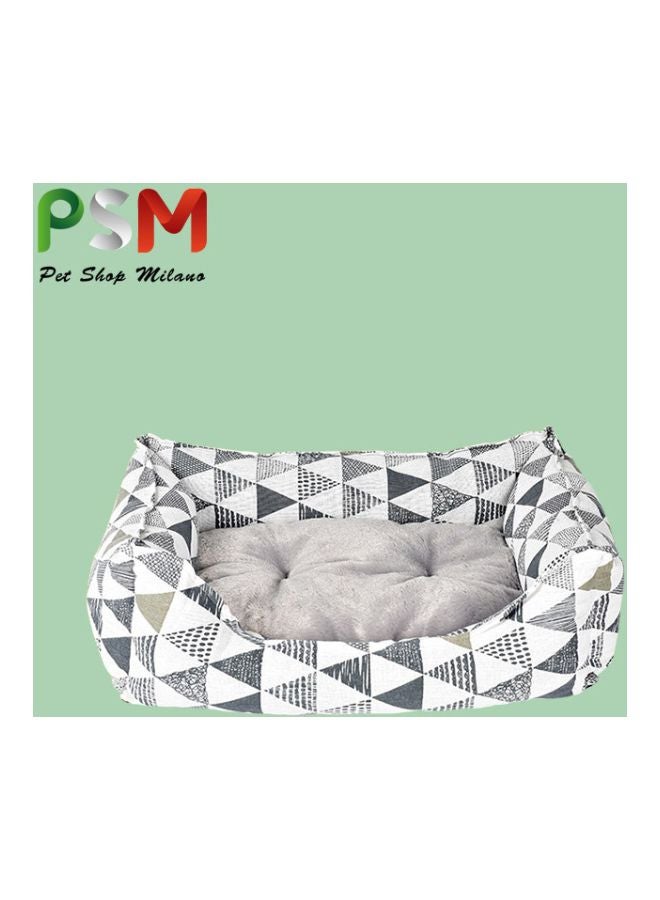 تو أون سرير دافئ بغطاء قابل للفصل رمادي / أبيض S - Image 2