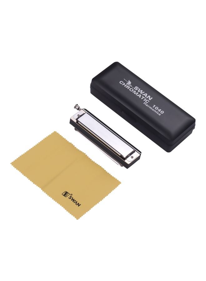 Generic Swan Chromatic Harmonica With Exquisite Box  - Image 1