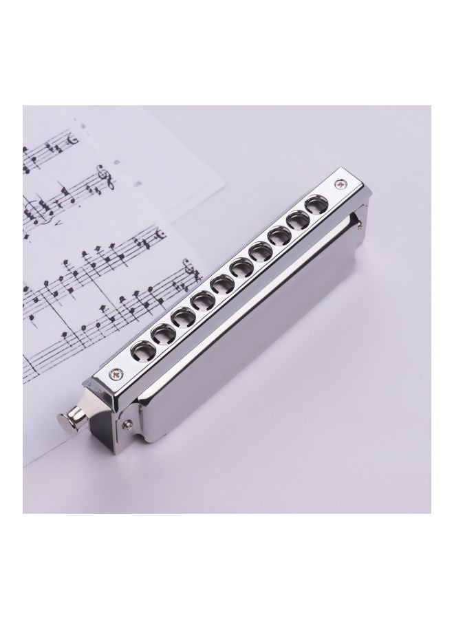 Swan Chromatic Harmonica With Exquisite Box