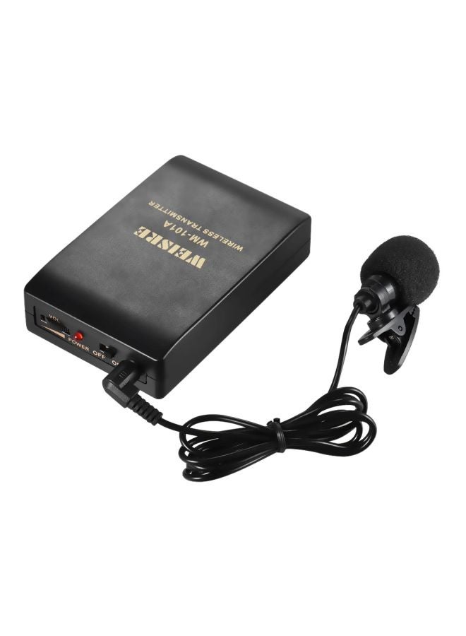 Portable Lavalier Lapel Collar Clip-on FM Wireless Microphone System - Image 4