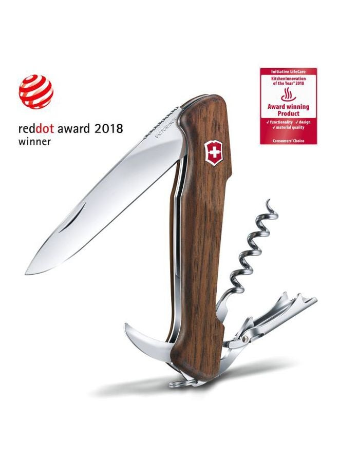 Victorinox Wooden Knife And Bottle Opener Brown/Silver 130mm  - Image 2