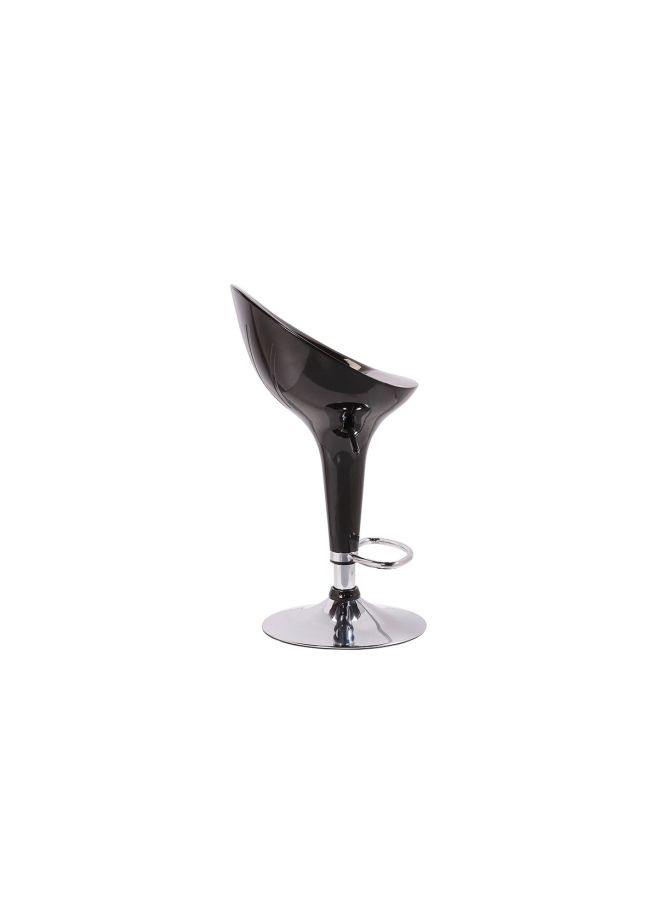DHME Keith Bar Stool Black 49x49x70cm - Image 3