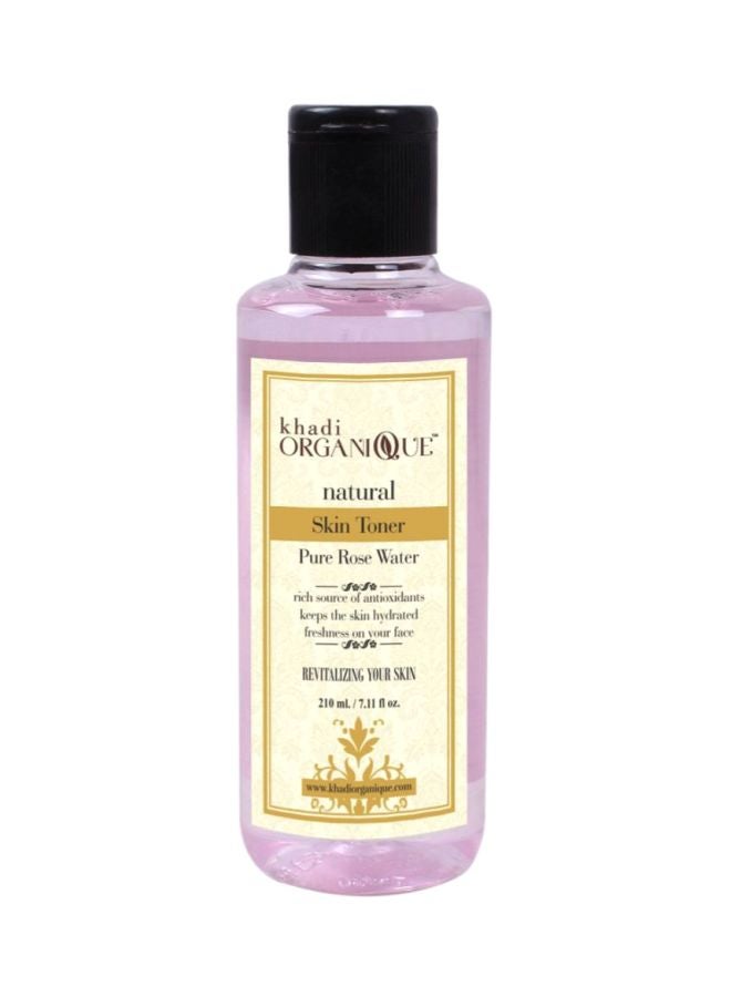 Khadi ORGANIQUE - Pure Rose Water Skin Toner 210ml - Image 1