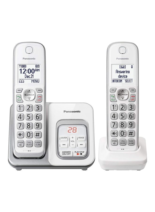 Panasonic - Expandable Cordless Phone Set White - Image 1