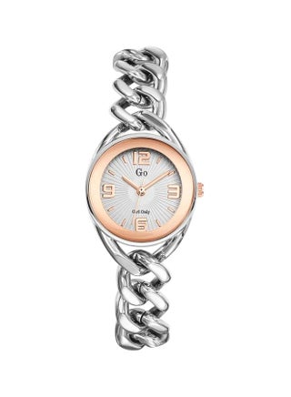 ساعة يد بعقارب مقاومة للماء طراز 695011 - قياس 26 مم - لون فضي women - v1573906770/N31999012A_1