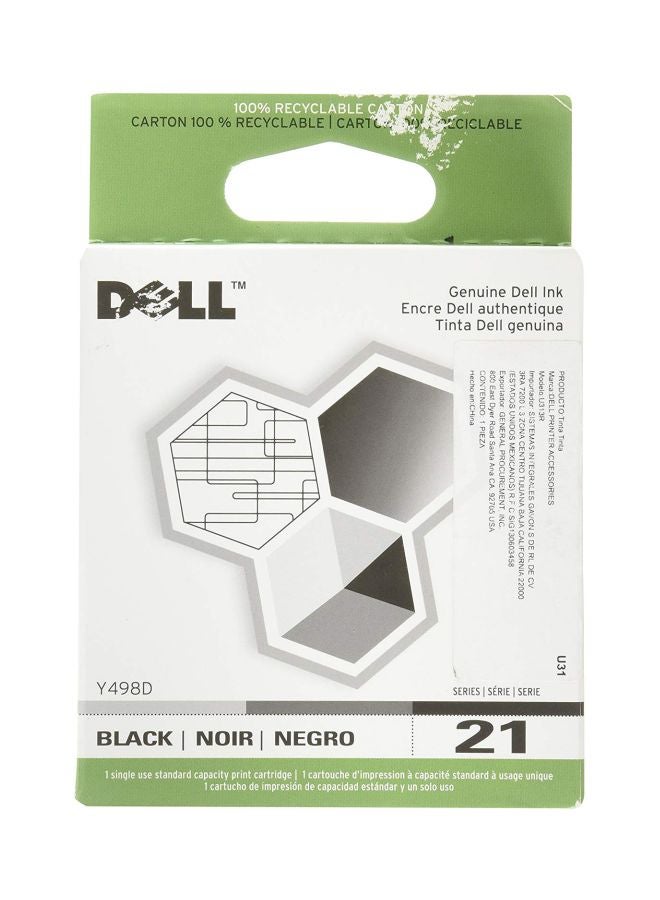 DELL Standard Capacity Cartridge For Dell Y498D Series Black  - Image 1