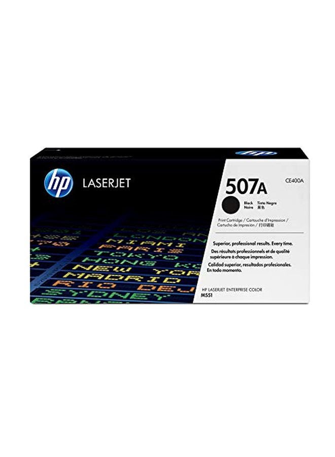 HP خرطوشة حبر تصوير 507A لطابعة ليزر جيت طراز CE400A أسود - Image 1