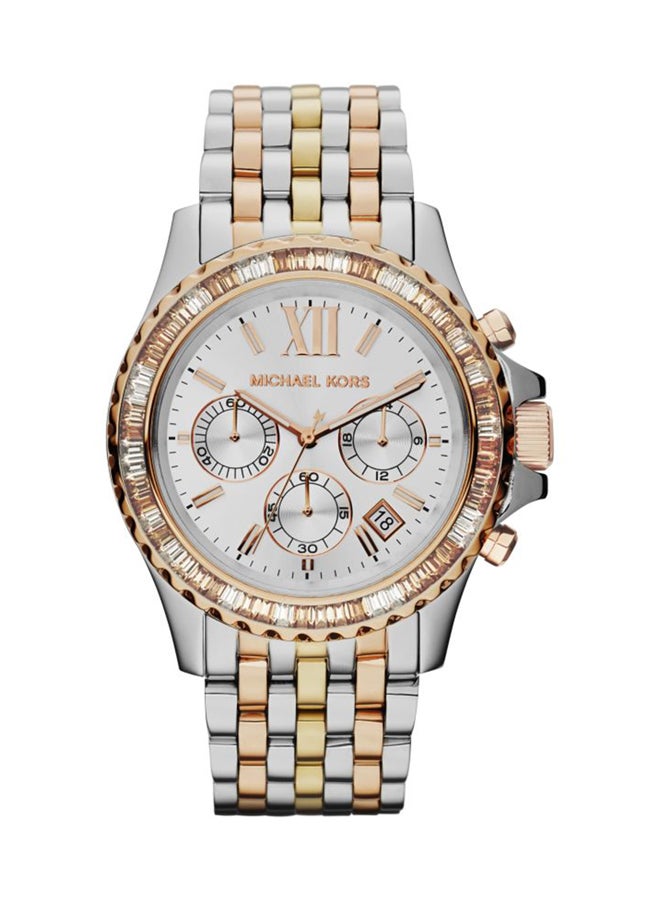 مايكل كورس ساعة يد بعقارب وسوار من المعدن طراز MK5876 للنساء  - Image 1