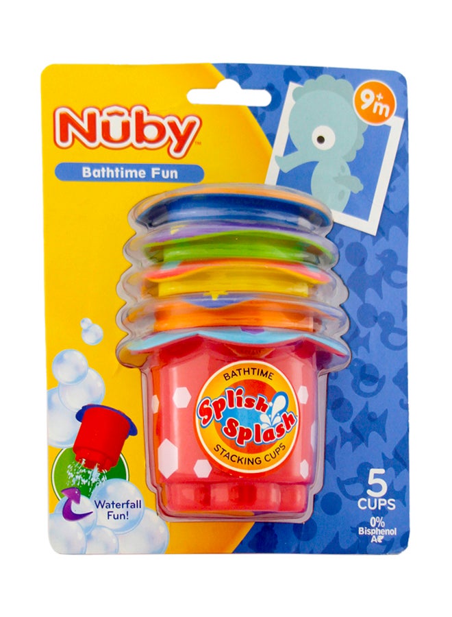 5-Piece Fun Splish Splash Stacking Cups