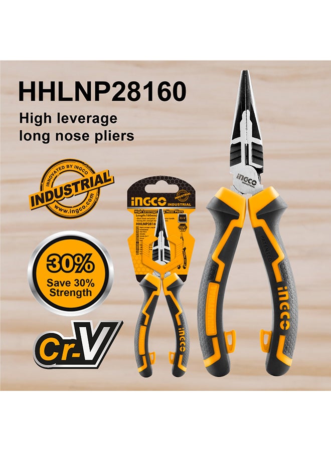 INGCO Pliers With Insulated Hand Black/Yellow/Silver 8inch - Image 2