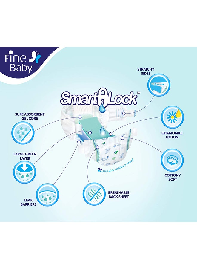 Fine Baby - Mother's Touch Lotion Diaper, Size 3, Medium, 4-9 Kg, 168 Count - Image 1