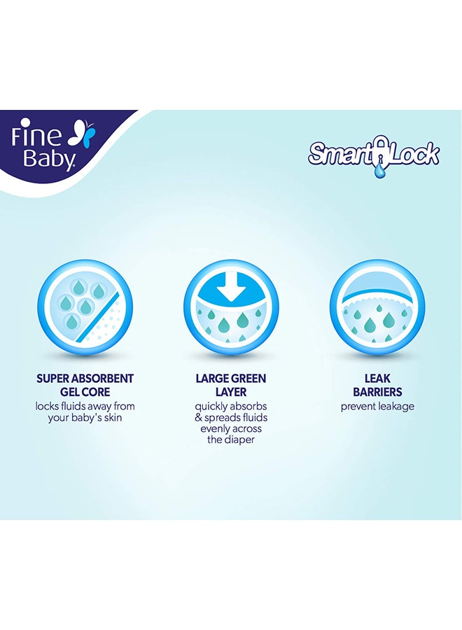 Fine Baby - Mother's Touch Lotion Diaper, Size 3, Medium, 4-9 Kg, 168 Count - Image 1