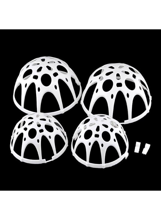 Bubble Bra 2-Piece Plastic Laundry Ball Set White  - Image 3