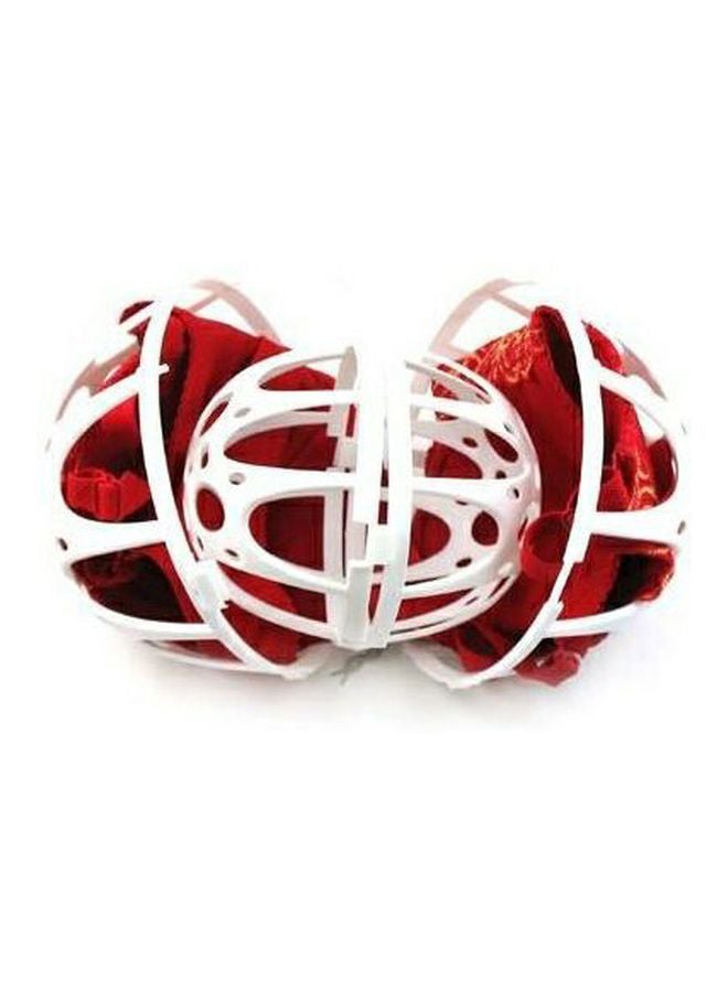 Bubble Bra 2-Piece Plastic Laundry Ball Set White  - Image 5