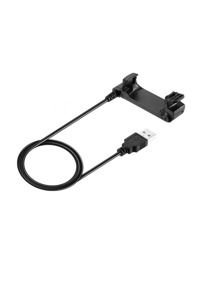 USB Clip Charging Cable For Garmin Forerunner 220 GPS Watch Black  - Image 3