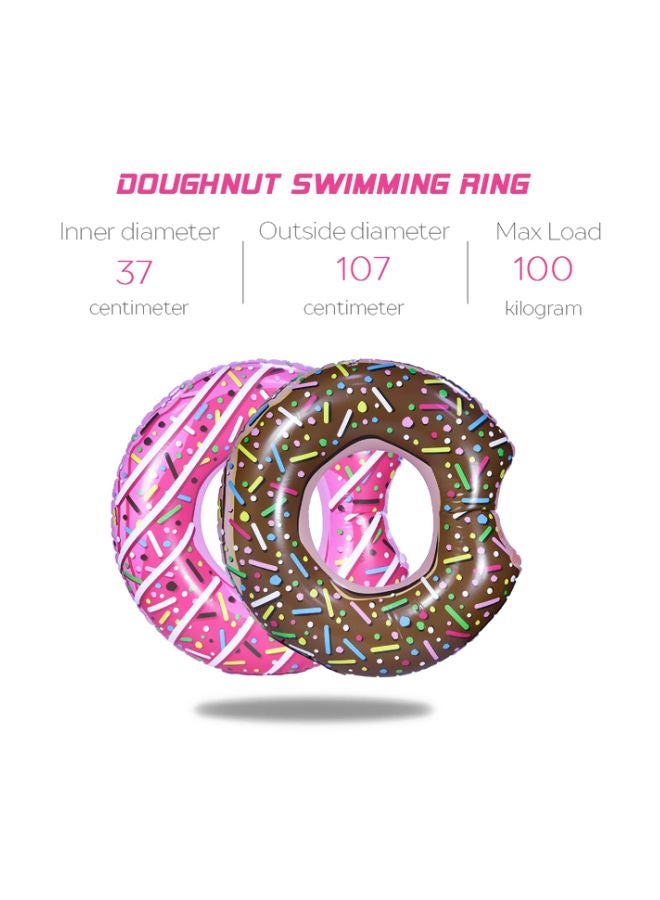 Generic Inflatable Donut Swimming Ring 60cm - Image 2