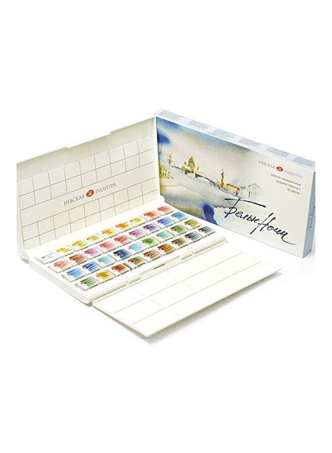 وايت نايت مجموعة ألوان مائية سانت بطرسبرغ ومكونة من 36 قطعة متعدد الألوان - Image 2