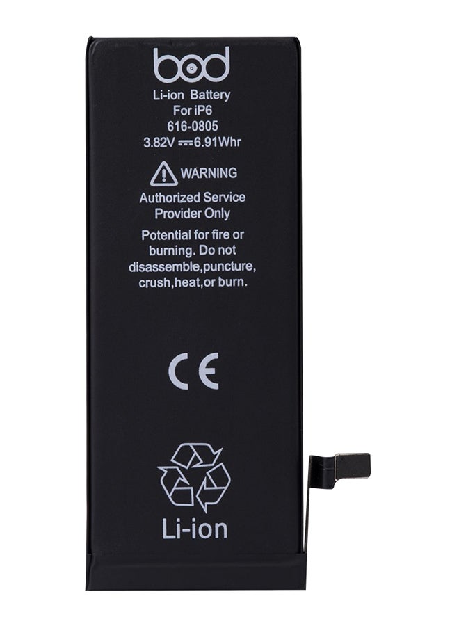 بطارية لآيفون 6 1810.0 mAh أسود