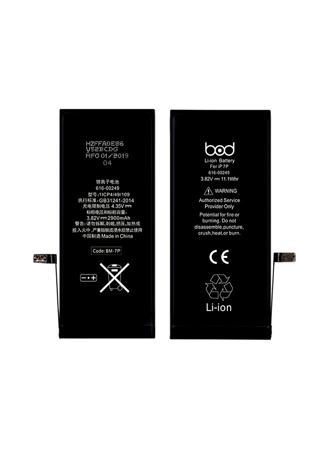 BOD 2900.0 mAh Battery For IPhone 7 Plus Black - Image 1