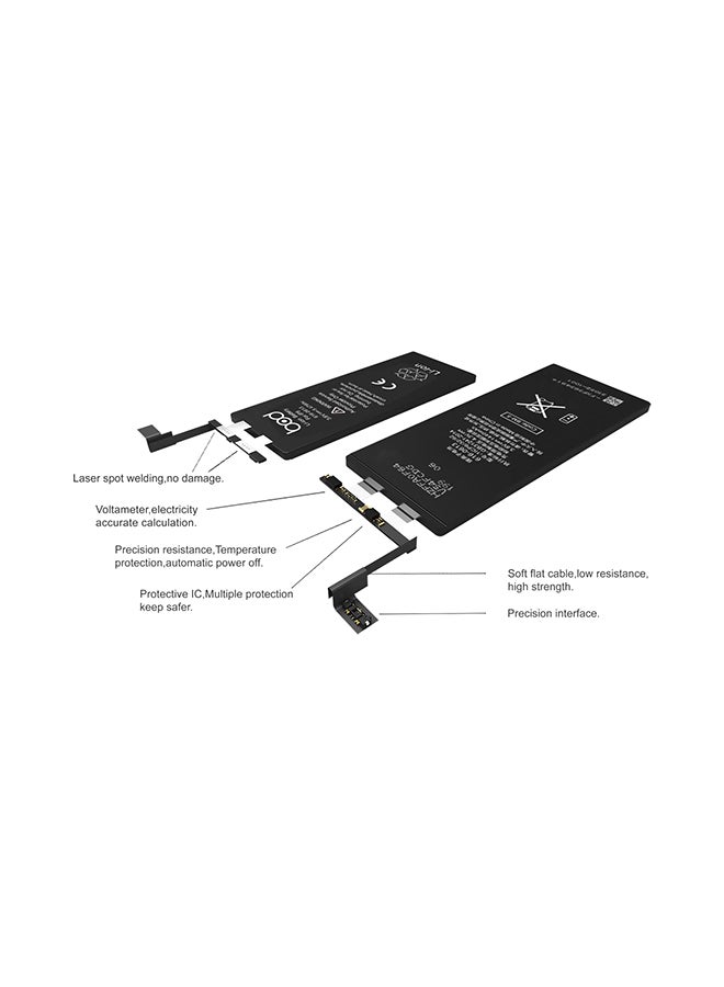 بود - بطارية لهاتف آيفون 5 1440.0 mAh أسود - Image 1