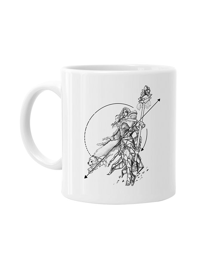 MEC Dota 2 Crystal Maiden Printed Mec Mug White 