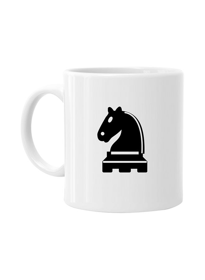 إم إي سي مج بطبعة حصان شطرنج أبيض