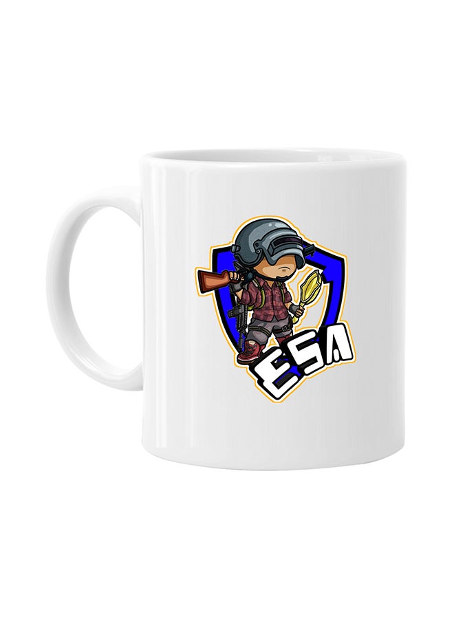 MEC - PUBG Character Printed Mec Mug White - Image 1