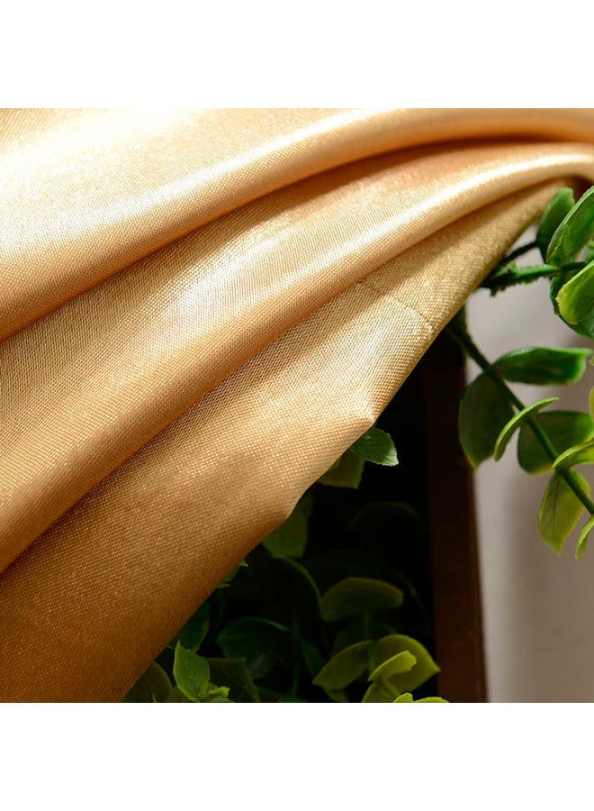 آنسيلف ستارة تعتيم مبطنة بحلقات تعليق من قطعتين ذهبي 35X3X30سم - Image 3