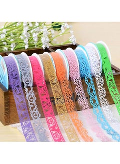 9-Piece Creative Paper DIY Scrapbooking Masking Tape Set Multicolour