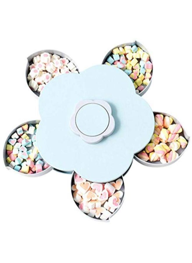 Better Look Flower Petal Candy Storage Box Blue/White  - Image 2