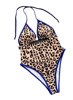 Wear Leopard Pattern Beach Swimwear Bikini Multicolor