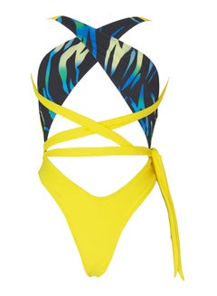 Hollow Out Beach Swimwear Bikini Multicolor